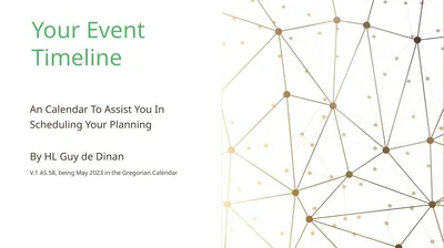Your Event Timeline An Calendar To Assist You In