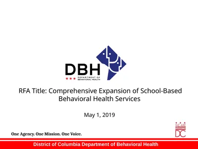 RFA Title: Comprehensive Expansion of School-Based