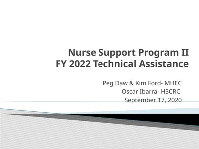 Nurse Support Program II FY 2022 Technical