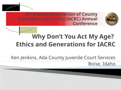 2018 Idaho Association of County Recorders and