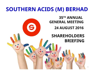 SOUTHERN ACIDS (M) BERHAD 35TH ANNUAL GENERAL