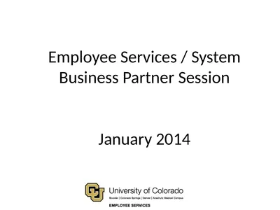 Employee Services / System Business Partner