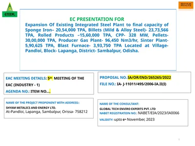 EAC MEETING DETAILS: 5th MEETING OF THE EAC