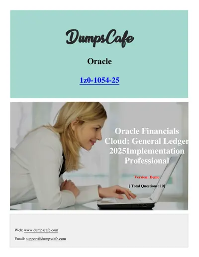 DumpsCafe Oracle-1z0-1054-25