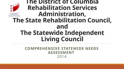 The District of Columbia Rehabilitation Services