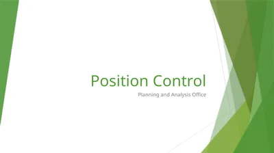 Position Control Planning and Analysis Office