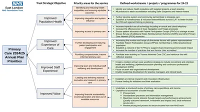 Primary Care 2024/25 Annual Plan Priorities