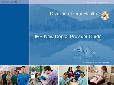 Division of Oral Health IHS New Dental Provider