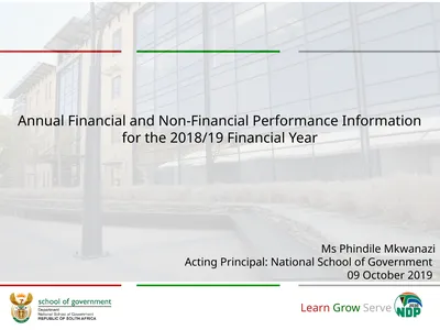 Annual Financial and Non-Financial Performance