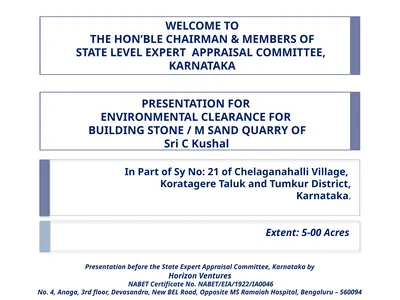 In Part of Sy No: 21 of Chelaganahalli Village,