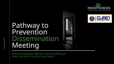 Pathway to Prevention Dissemination Meeting