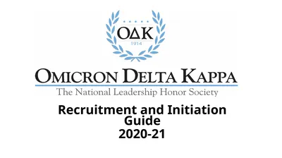 Recruitment and Initiation Guide 2020-21