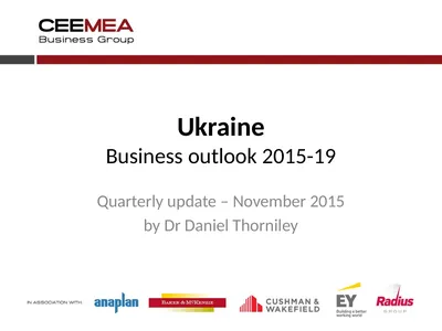 Ukraine Business outlook 2015-19 Quarterly update