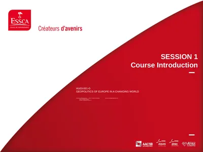 HU03-001-G Geopolitics of europe in a changing
