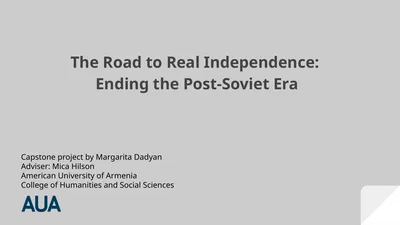 The Road to Real Independence: Ending the