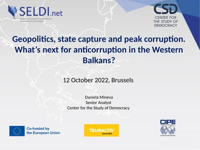 Geopolitics, state capture and peak corruption.