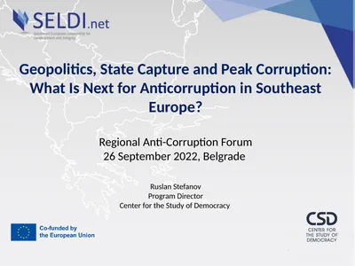 Geopolitics, State Capture and Peak Corruption: