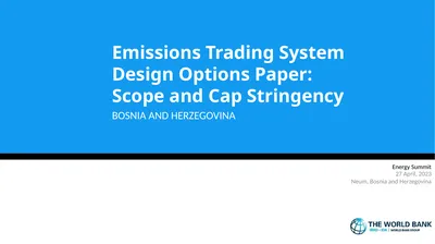 Emissions Trading System Design Options Paper: