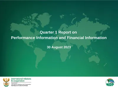 Quarter 1 Report on Performance Information and