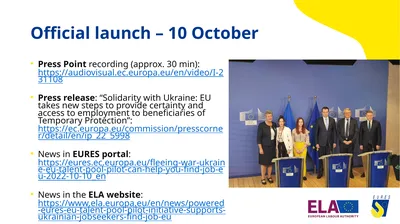 Official launch – 10 October Press Point recording