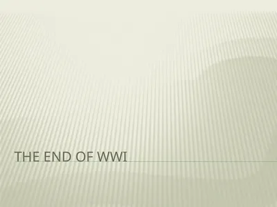 The End of WWI Revolution in Russia February