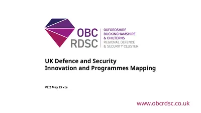 www.obcrdsc.co.uk UK Defence and Security