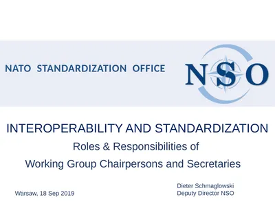 Warsaw, 18 Sep 2019 Dieter Schmaglowski Deputy