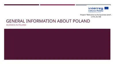 GENERAL INFORMATION ABOUT POLAND BUSINESS IN