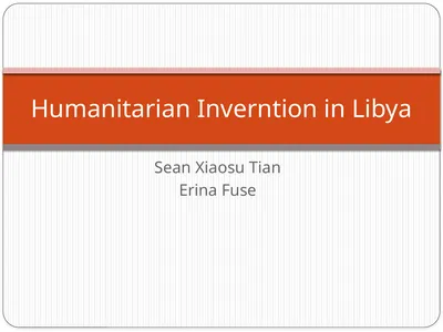 Sean Xiaosu Tian Erina Fuse Humanitarian