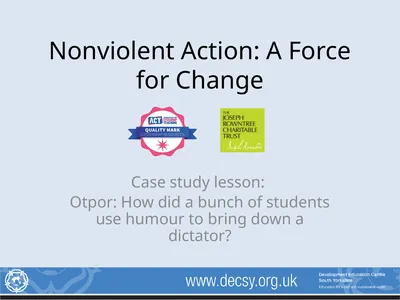 Nonviolent Action: A Force for Change Case study