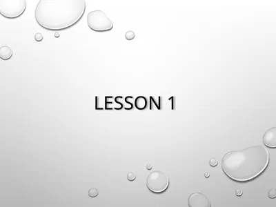 Lesson 1 UNITS We will study Unit: 1-2-3-5 Unit 1