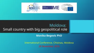 Moldova: Small country with big geopolitical role