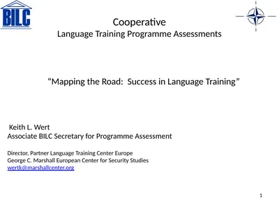 1 Cooperative Language Training Programme