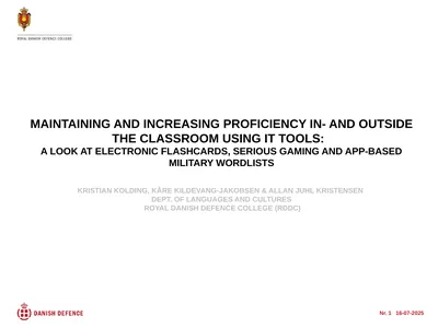 Nr. 1 05-10-2015 Maintaining and increasing