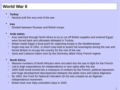 0 Turkey Neutral until the very end of the war