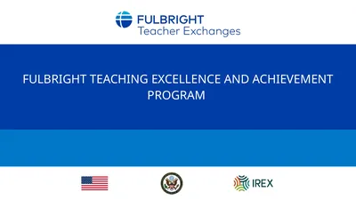 Fulbright Teaching Excellence and Achievement