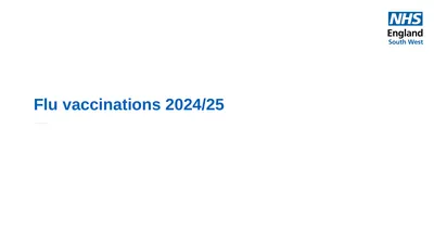 Flu vaccinations 2024/25 Toolkit for GP Practices: