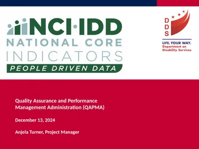 Quality Assurance and Performance Management