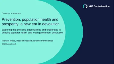 Our report in summary Prevention, population