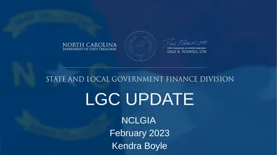 LGC UPDATE NCLGIA February 2023 Kendra Boyle