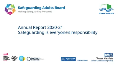 Annual Report 2020-21 Safeguarding is everyone’s