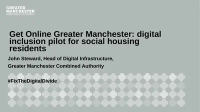 Get Online Greater Manchester: digital inclusion