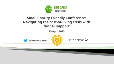 Small Charity Friendly Conference: Navigating the