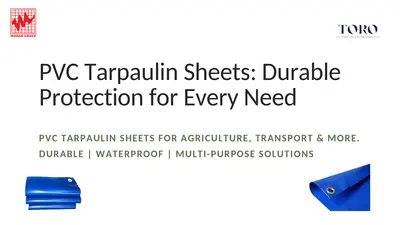 PVC Tarpaulin Sheets: Durable Protection for Every Need.