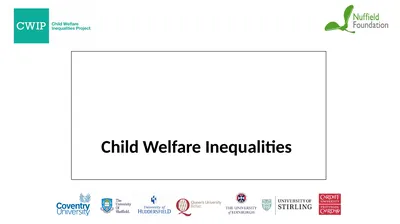Child Welfare Inequalities The power of stories