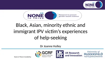 Black, Asian, minority ethnic and immigrant IPV