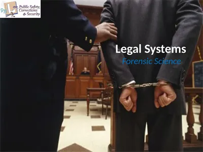 Legal Systems Forensic Science Copyright and Terms