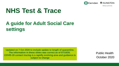 Public Health October 2020 Updated on 7 Oct 2020