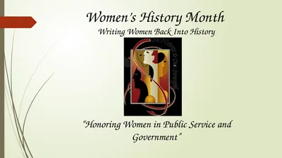 Women’s History Month Writing Women Back Into