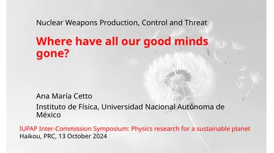 Nuclear Weapons Production, Control and Threat